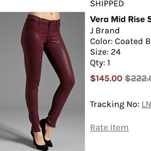 J Brand mid rise skinny
